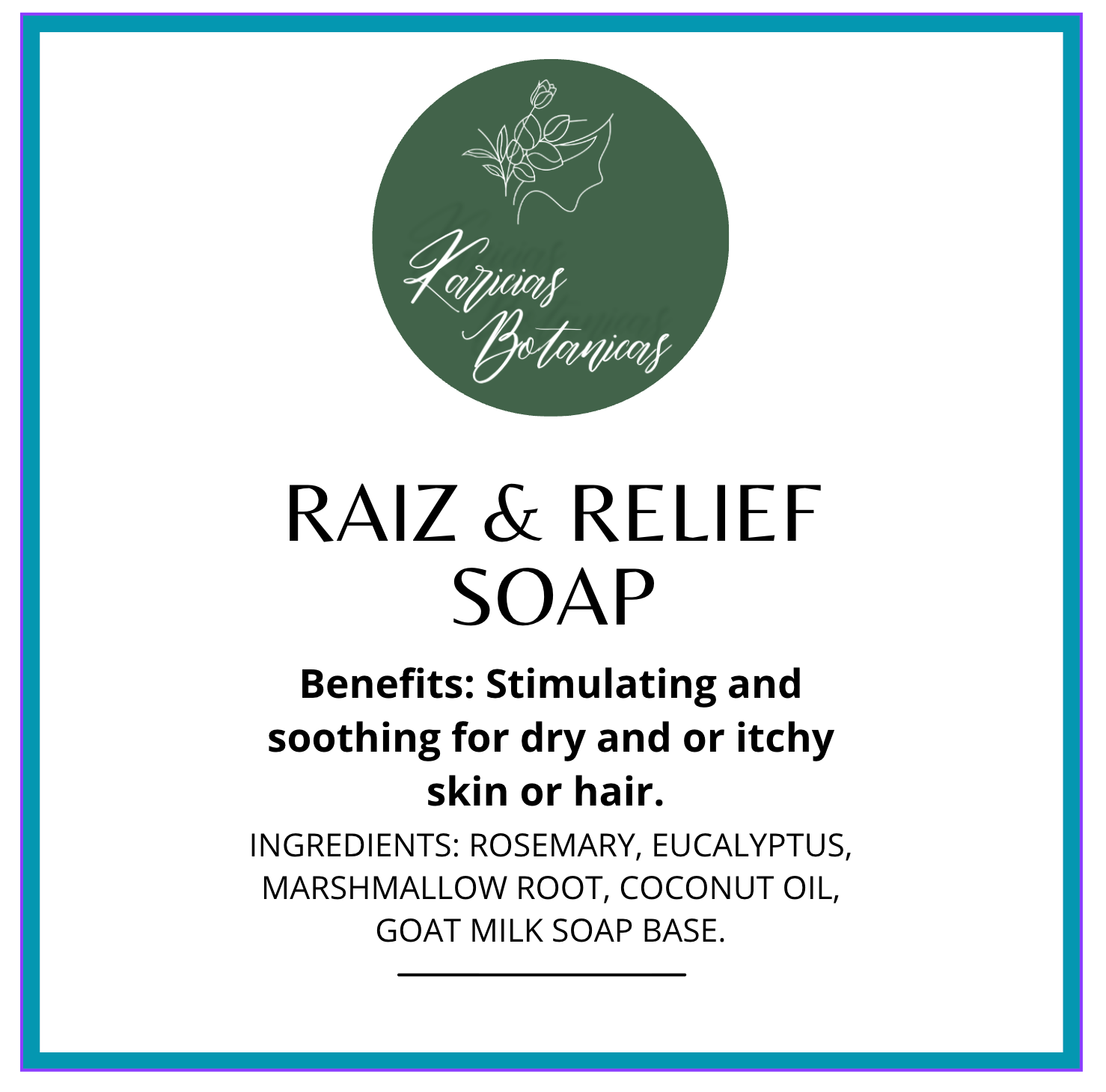 Raiz & Relief Soap