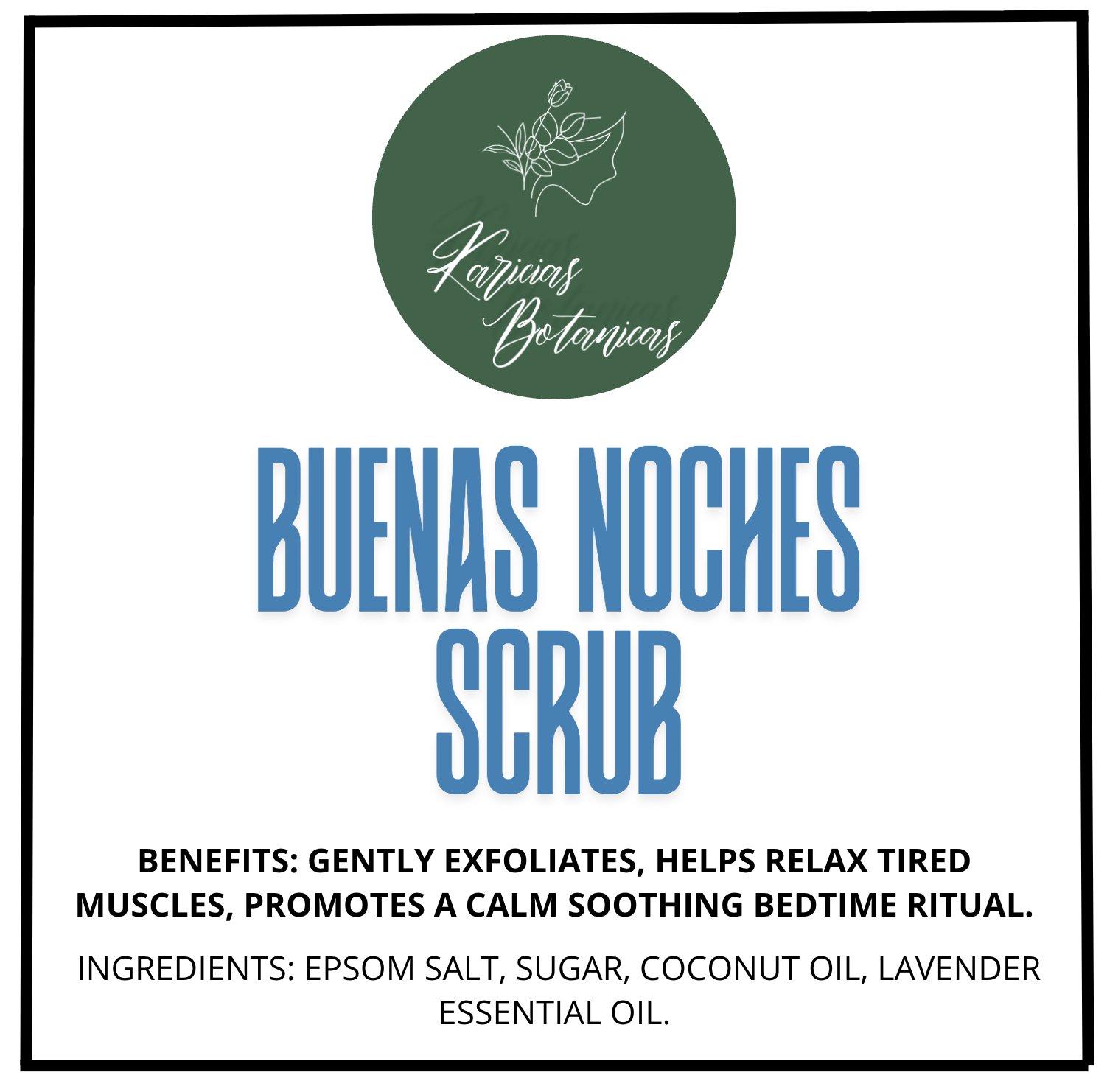 Buenas Noches Scrub